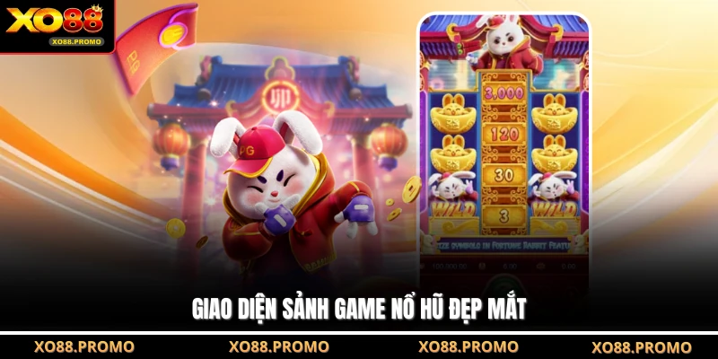 Giao diện sảnh game nổ hũ đẹp mắt