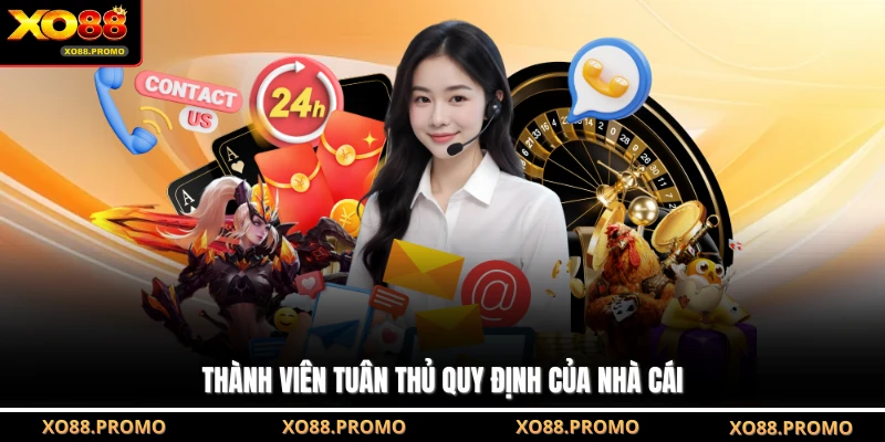 Thành viên tuân thủ quy định của nhà cái